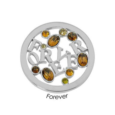 Quoins QMOK-30L-E-GL Swarovski Elements Forever silver