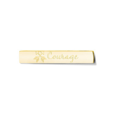 Take what you need TWYN-BAR-COU-02 Twyn Bar Courage Stainless Steel Gold Toned
