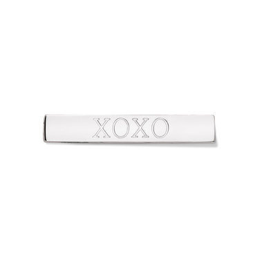 Take what you need TWYN-BAR-XOX-01 Twyn Bar Xoxo Stainless Steel Silver Toned