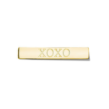 Take what you need TWYN-BAR-XOX-02 Twyn Bar Xoxo Stainless Steel Gold Toned
