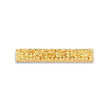 Take what you need TWYN-BAR-ROCK-02 Rock Bar Stainless Steel Gold Toned With Rocky Patern