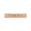 Take what you need TWYN-BAR-ROCK-03 Rock Bar Stainless Steel Rosegold Toned With Rocky Patern 1