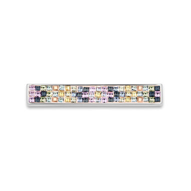 Take what you need TWYN-BAR-SWMO-32 Mosaïc Bar Lavender Stainless Steel With Colored Swarvovski Crystals