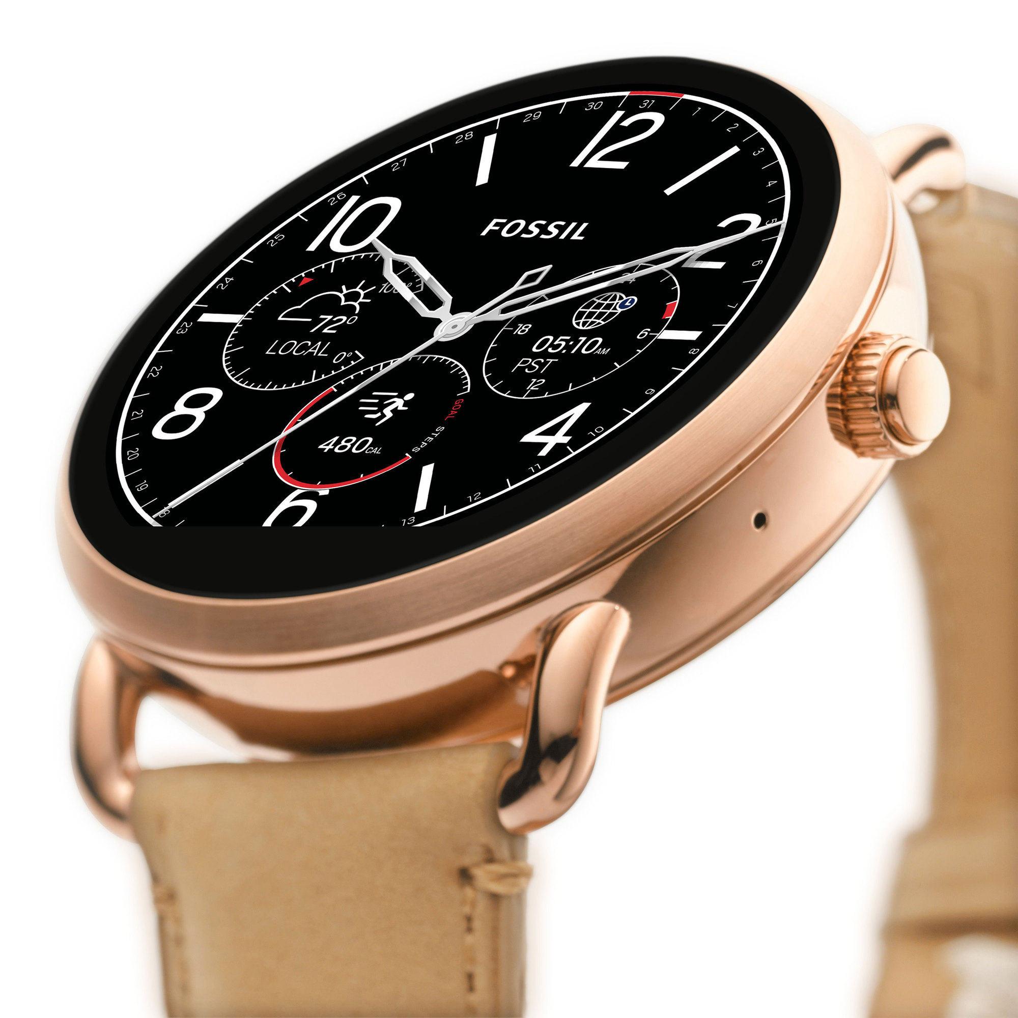 Fossil FTW2102 Q Wander Smartwatch horloge