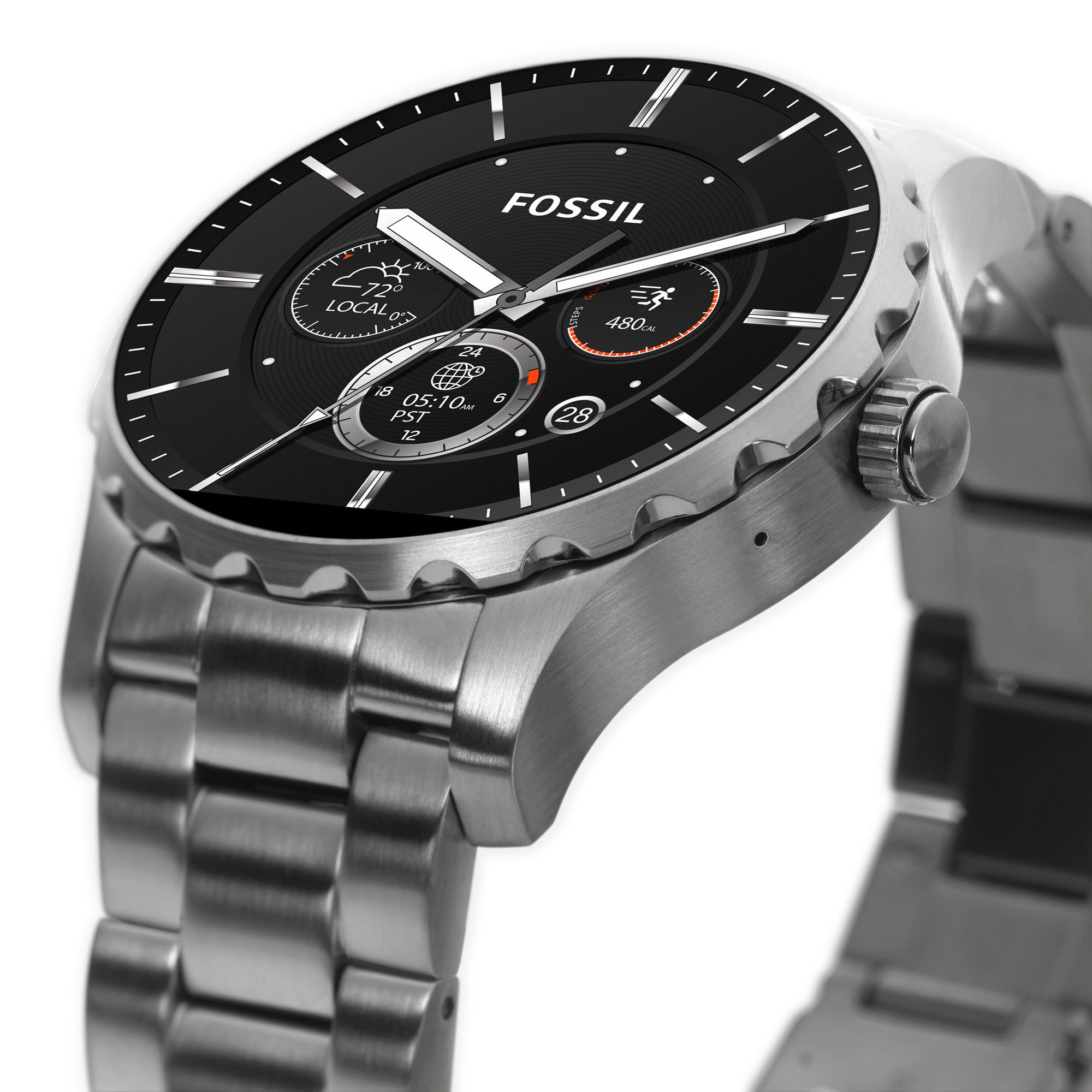 Fossil FTW2108 Q Marshal Smartwatch horloge