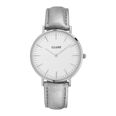 CLUSE CL18233 La Bohème Silver White  Silver Metallic horloge