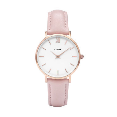 CLUSE CW0101203006 Minuit Rose Gold White Pink horloge