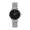 CLUSE CW0101203005 Minuit Mesh Silver Black horloge 1