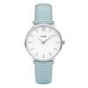 CLUSE CL30028 Minuit Silver White Sky Blue Stripes horloge 1