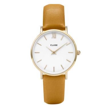 CLUSE CL30034 Minuit Gold White Mustard horloge