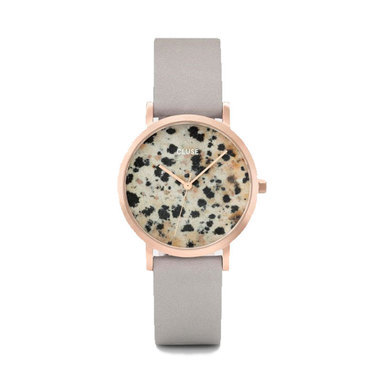 CLUSE CL40105 La Roche Petite Rose Gold Dalmatian Grey horloge