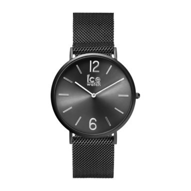 Ice-Watch IW012698 ICE City Milanese - Black matte - Black dial - Unisex - 2H horloge
