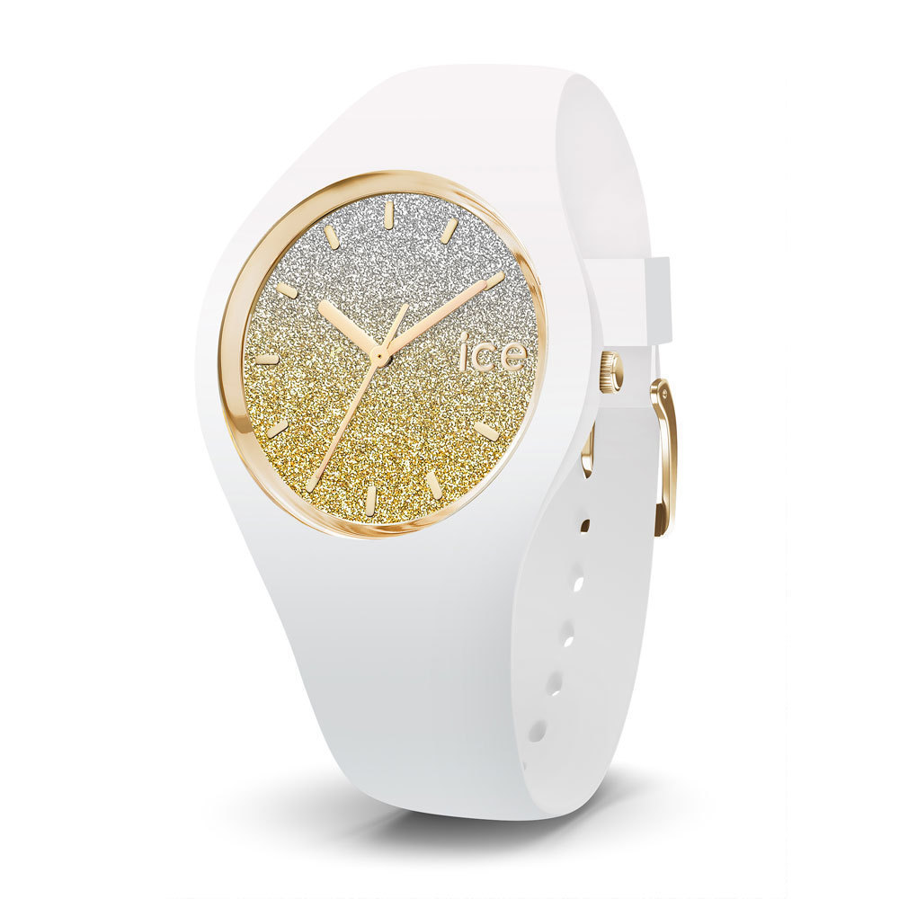 pols Communicatie netwerk overschrijving Ice-Watch IW013432 ICE Lo White Gold Medium horloge