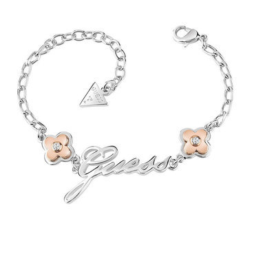 Guess UBB83049-S armband Summer Flowers rose goud