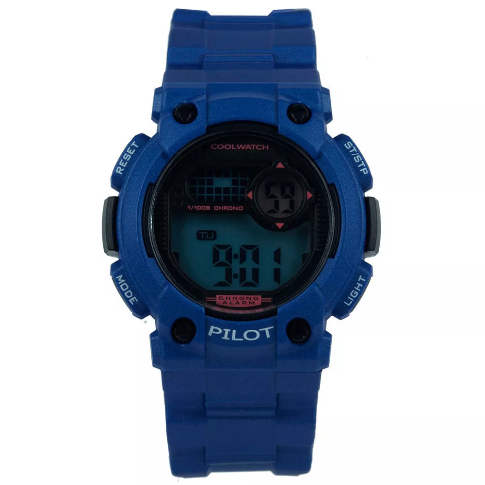 Coolwatch by Prisma CW.276 Kinderhorloge Pilot digitaal blauw 35 mm