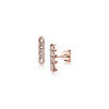 Zinzi ZIO1385R roseevrgulde zilveren oorbellen 1