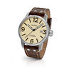 tw-steel-ms21-45mm-steel-case-3-hands-date-cream-dial-chocolate-brown-vintage-leather-strap-horloge 1