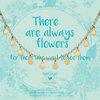 Heart to get BO244NCOI17G necklace dangling coins goldplated There are always flowers for those who want to see them 1