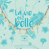 Heart to get BO246NTRI17G necklace dangling triangles goldplated La vie est belle 1