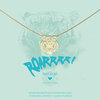 Heart to get BO257NFT17G necklace filligree tiger goldplated Roar! 1