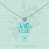 Heart to get N358ROS17S necklace rose silver la vie en rose 1