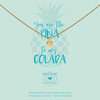 Heart to get N367PIN17G necklace pineapple goldplated you are the pineapple to my colada 1