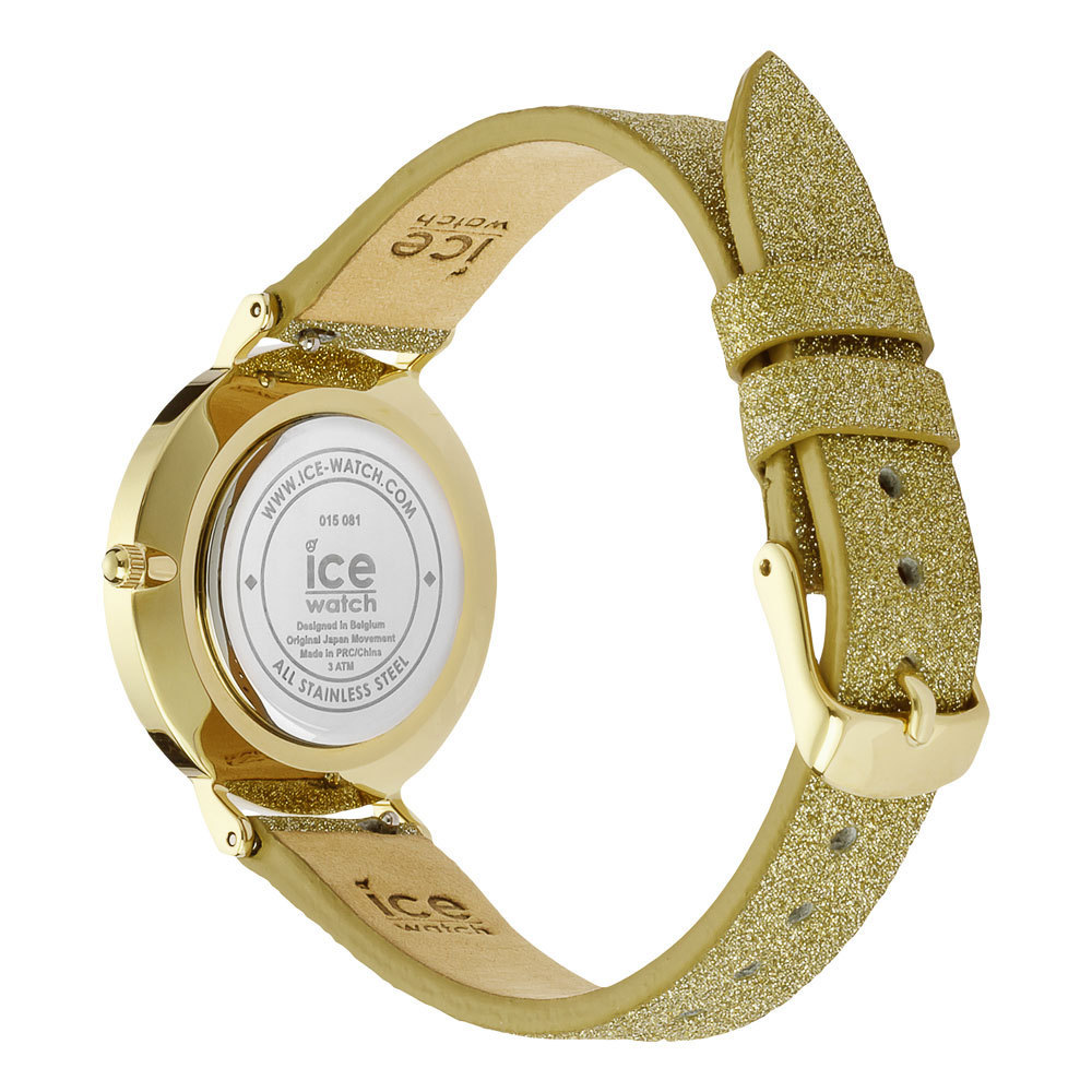 Ice-Watch IW015081 ICE City Sparkling - Glitter - Gold - Extra Small horloge
