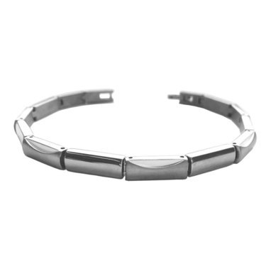 Boccia 03015-01 zilverkleurige titanium armband