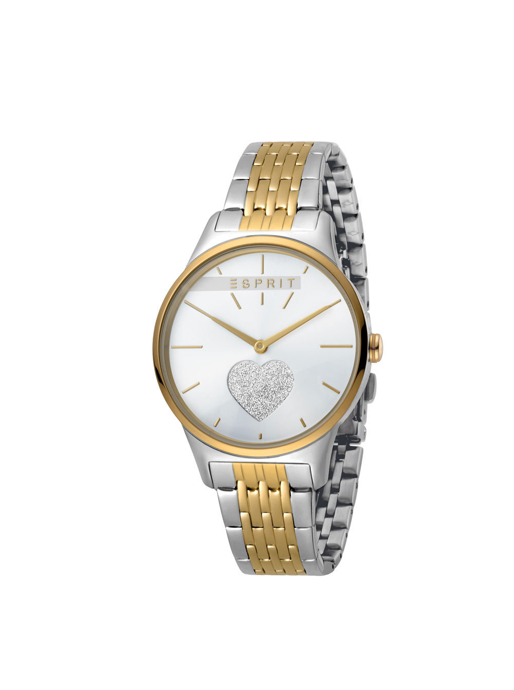 Esprit ES1L026M0235 Love T/T Silver Gold MB. horloge