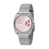 Esprit ES1L036M0055 Disc Pink Silver Mesh horloge 1