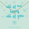 Heart to get N386CIR18G Necklace circle all of me loves all of you gold 1