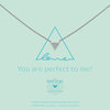 Heart to get N390TRZ18S Necklace triangle zirkon shine like you never did before silver 1