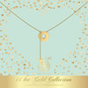 Heart to get NG01CST18 Necklace coin star 14 krt gold 1