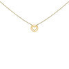 Heart to get NG05HER18 Necklace heart round 14 krt gold 2
