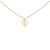 Heart to get NG09BFE18 Necklace babyfeet 14 krt gold 2