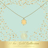 Heart to get NG10CLO18 Necklace clover 14 krt gold 1