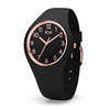 Ice-Watch IW015340 Ice Glam Black Rose-Gold Numbers Medium 40 mm horloge 1