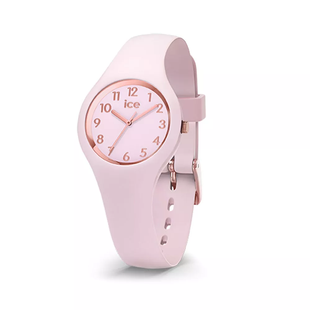 Ice-Watch IW015346 Ice Glam Pastel Pink lady Numbers Extra small 28 mm horloge