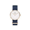 Daniel Wellington DW00100279 Classic Lady 36 mm Bayswater White rosegold horloge 1