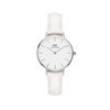 Daniel Wellington DW00100250 Classic Petite 28 mm Bondi White silver horloge 1
