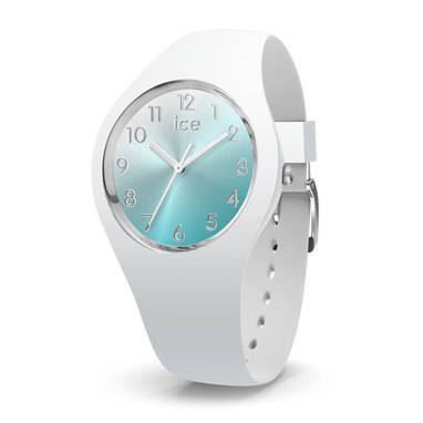 Ice-Watch IW015745 ICE Sunset Turquoise White Small 34 mm horloge