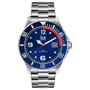 Ice-Watch IW015771 ICE Steel Blue silver Medium 40 mm horloge