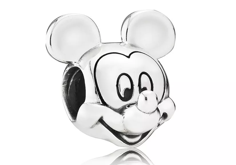 Pandora Disney 791586 Bedel Mickey Mouse Portrait zilver