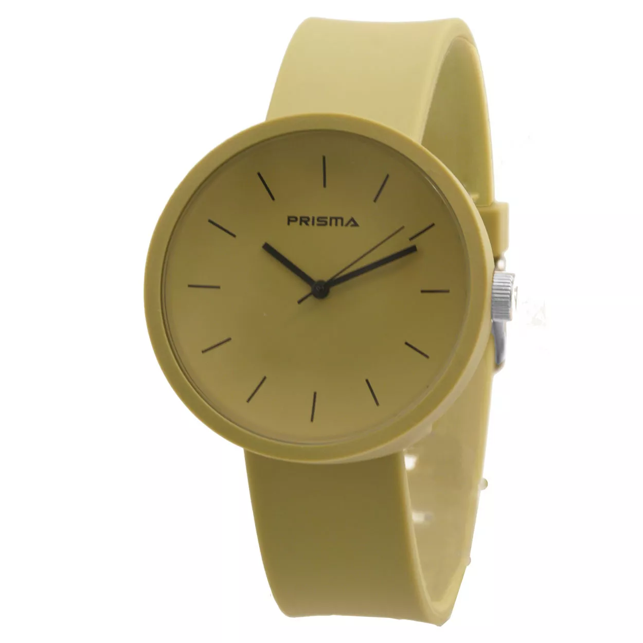 Prisma horloge Simpel Legergroen P.1250
