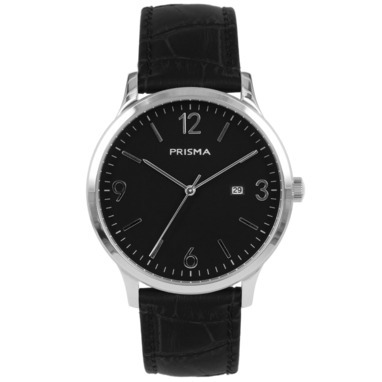 prisma-p1630-heren-horloge-zwart-edelstaal-carbon
