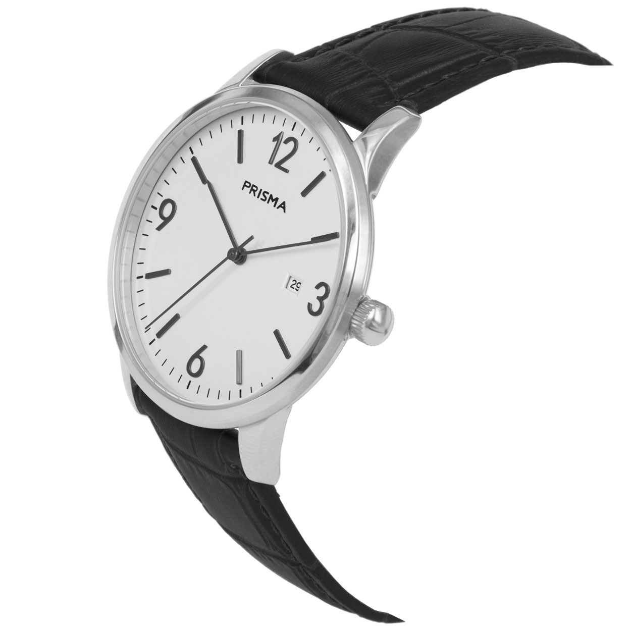 prisma-p1631-heren-horloge-zilver-edelstaal-carbon-schuin