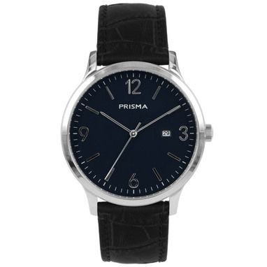prisma-p1634-heren-horloge-blauw-edelstaal-carbon