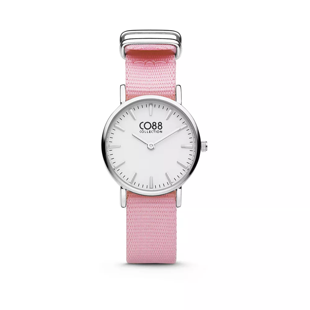 CO88 8CW-10039 - Horloge - nato band - roze -  26 mm