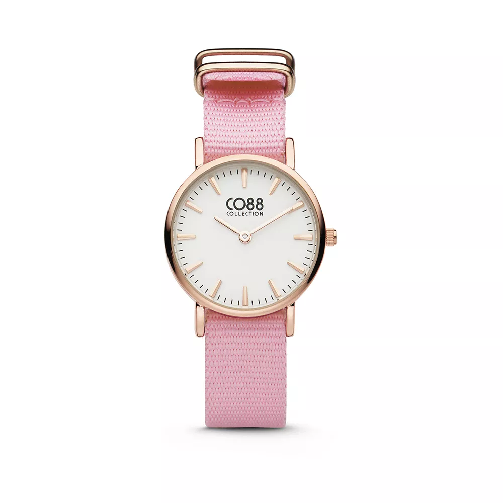 CO88 8CW-10040 - Horloge - nato band - roze -  26 mm