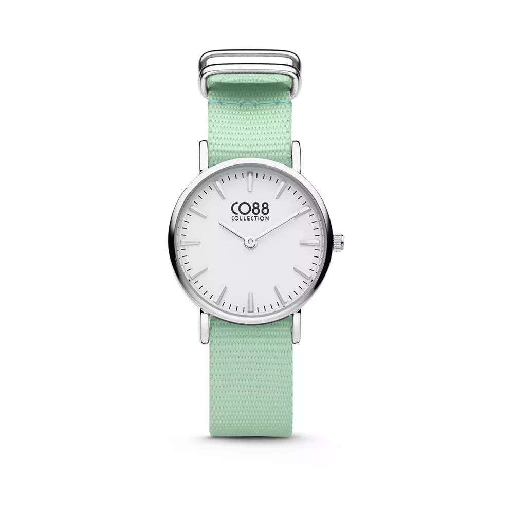 CO88 8CW-10045 - Horloge - nato band - mint groen -  26 mm